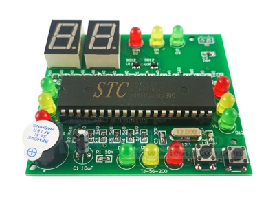 51 Single-chip Microcomputer Traffic Light DIY Kit Intelligent Signal Lamp Electronic Soldering Training Practice kits